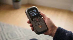 Wireless remote control and digital display panel for adjusting intensity levels on a foot massager.